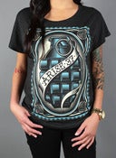 Image of FRAG OUT WOMENS (CHARCOAL HEATHER)