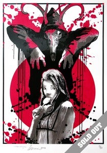 Image of Hell Hath No Fury (screen-print) with Rabodiga