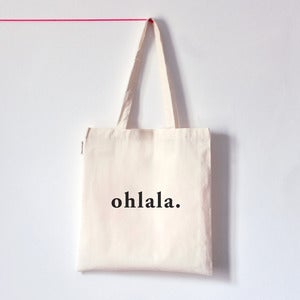 Image of OHLALA . Tote bag typo