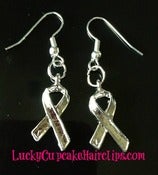 Image of Support Ribbon Earrings
