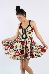 Image of TAPESTRY FLORAL DRESS 