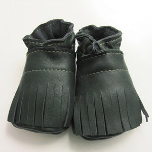 Image of Forest Fringe Baby Booties