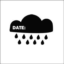 Image of rain cloud date stamp