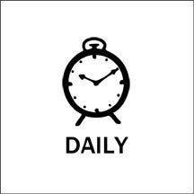 Image of daily alarm stamp
