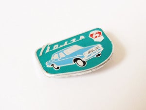 Image of Green Car Pin Badge