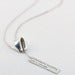 Image of sterling silver fortune cookie lariat 18"