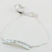 Image of sterling silver fortune cookie bracelet