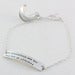 Image of sterling silver fortune cookie bracelet