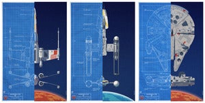 Image of The Battle of Yavin: Exclusive set of 3