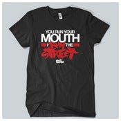 Image of I Run The Street Tee in Black/Red