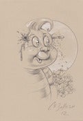 Image of Original Garbage Pail Kids Pencil Drawing - 11_10_GPK
