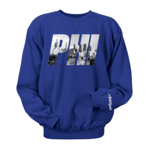Image of PHI Photo Crewneck (Royal)