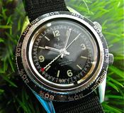 Image of LE JOUR SONOLARM STEEL MANUAL w/TIDES BEZEL - SOLD!