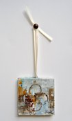 Image of Original art by Melissa Payne Baker - 3"x3" Itty Bitty Quatrefoil IV