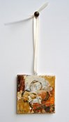 Image of Original art by Melissa Payne Baker - 3"x3" Itty Bitty Quatrefoil V