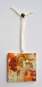 Image of Original art by Melissa Payne Baker - 3"x3" Itty Bitty Quatrefoil VI