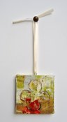 Image of Original art by Melissa Payne Baker - 3"x3" Itty Bitty Quatrefoil VII