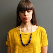Image of Indigo Bead Necklace