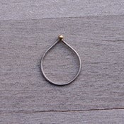 Image of Gold Tipped Teardrop Ring