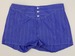 Image of Indigo Lurex Stripe 3 Button Yoke Boxers (2 Pack)