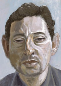 Image of Lucien: portrait of Serge Gainsbourg (signed print)