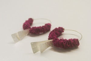 Image of MüCKE and Grace *Mauve earrings*