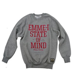 Image of "Emme-I crew neck" felpa sg/r