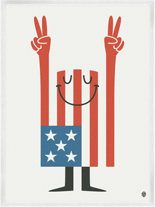 Image of Peace Flag Print