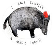 Image of Truffle Pig Magician Serving Plate 