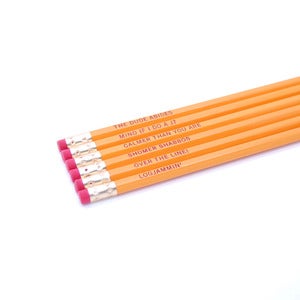 The Big Lebowski (Yellow) Pencil Set