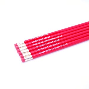 Reasons I Love You (Red) Pencil Set