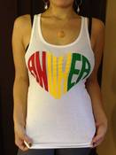 Image of Red Yellow Green "Anuhea" Tank (Women's) - WHITE