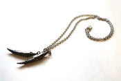Image of Double Spike Claw Necklace