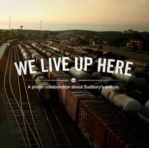 Image of We Live Up Here Book
