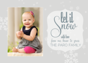 Image of Gray Greetings Holiday Card