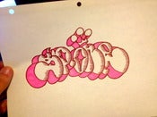 Image of SP One drawing and sticker 3