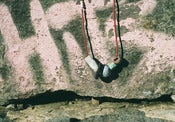 Image of Ceramic Necklace with Black Donut
