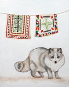 Image of Arctic Fox Painting