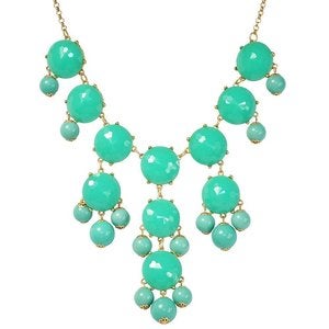 Image of Crew Bubble Statement Necklace:: Turquoise 