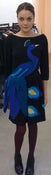 Image of 'Peacock' sweater dress
