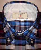 Image of Admirals Shirt - Blue Plaid Oxford