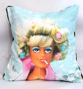 Image of "SOLD OUT" Trash Talkin Turleen Art Pillow