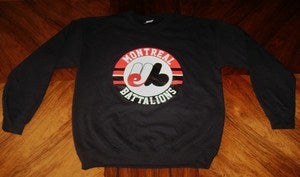 Image of "Montreal Battalions" Black Crewneck