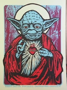 Image of HOLY MASTER three color screenprint