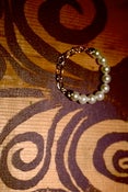Image of Gold and Pearl Bracelet