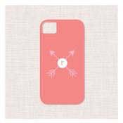 Image of double arrow monogram iphone case
