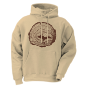 Tree Rings - Tan - Hoodie