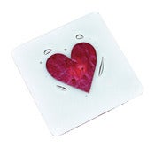 Image of Classic Red Heart Coasters
