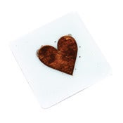 Image of Classic Mocha Heart Coasters