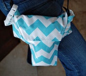 Image of Aqua Chevron {*WaterProof} Rain Slicky